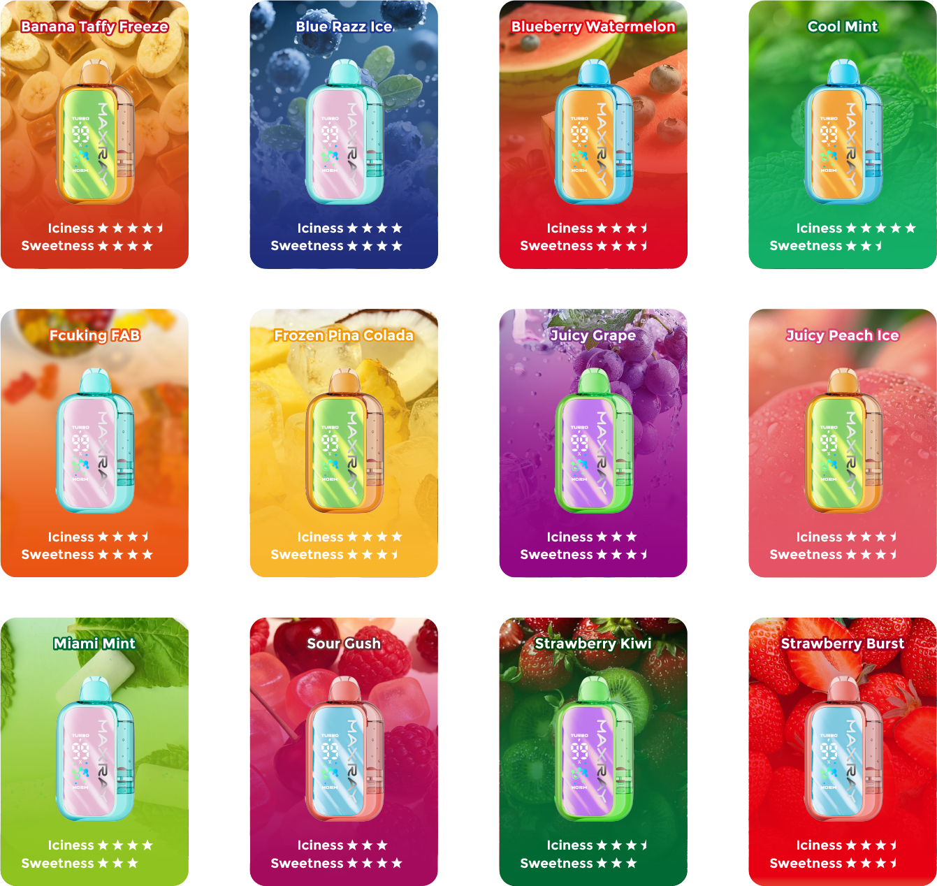 12 Flavors